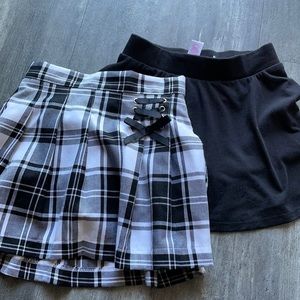 JUSTICE 2 skirts size 6/7